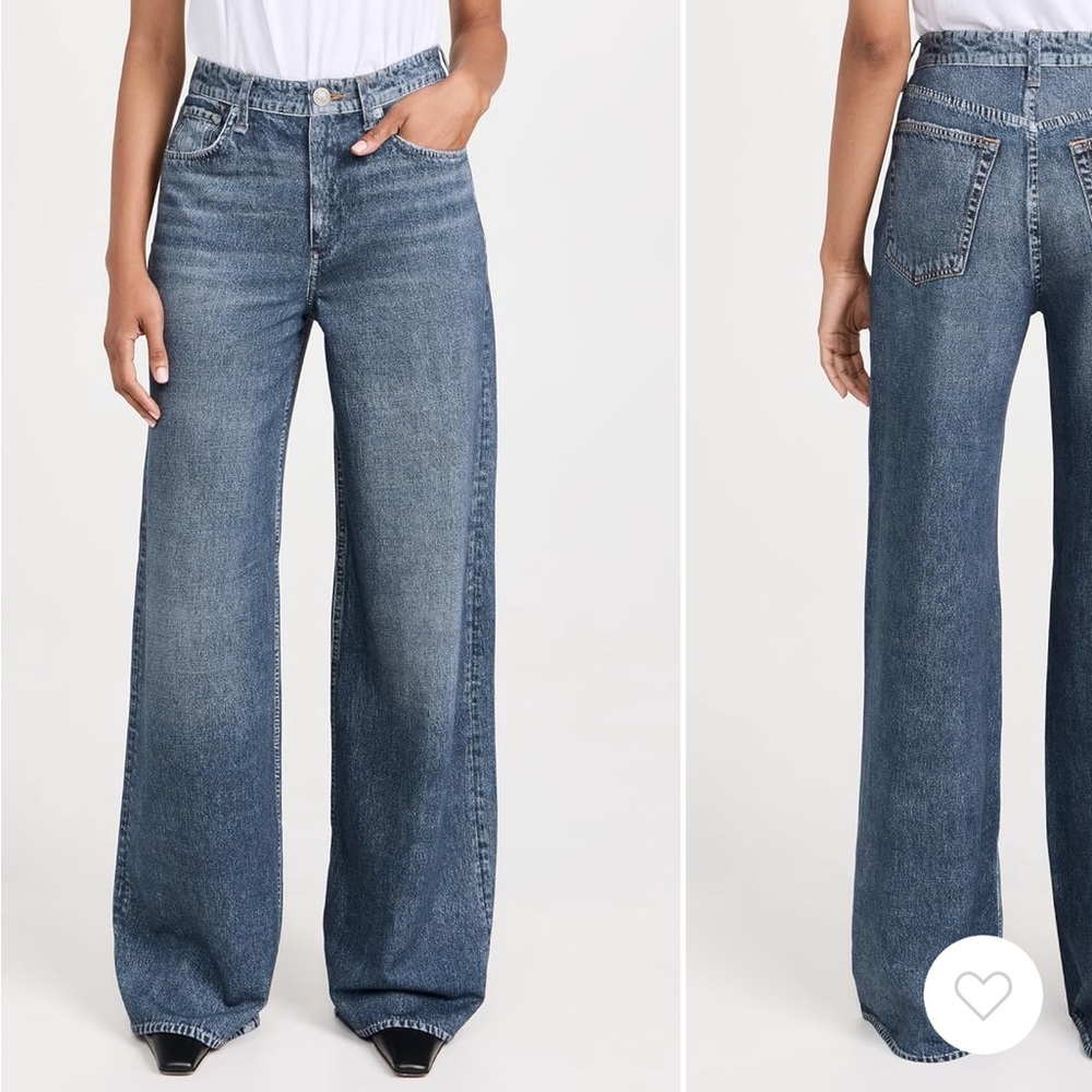 rag & bone Miramar Sofie Women's Straight Leg Blue Jeans